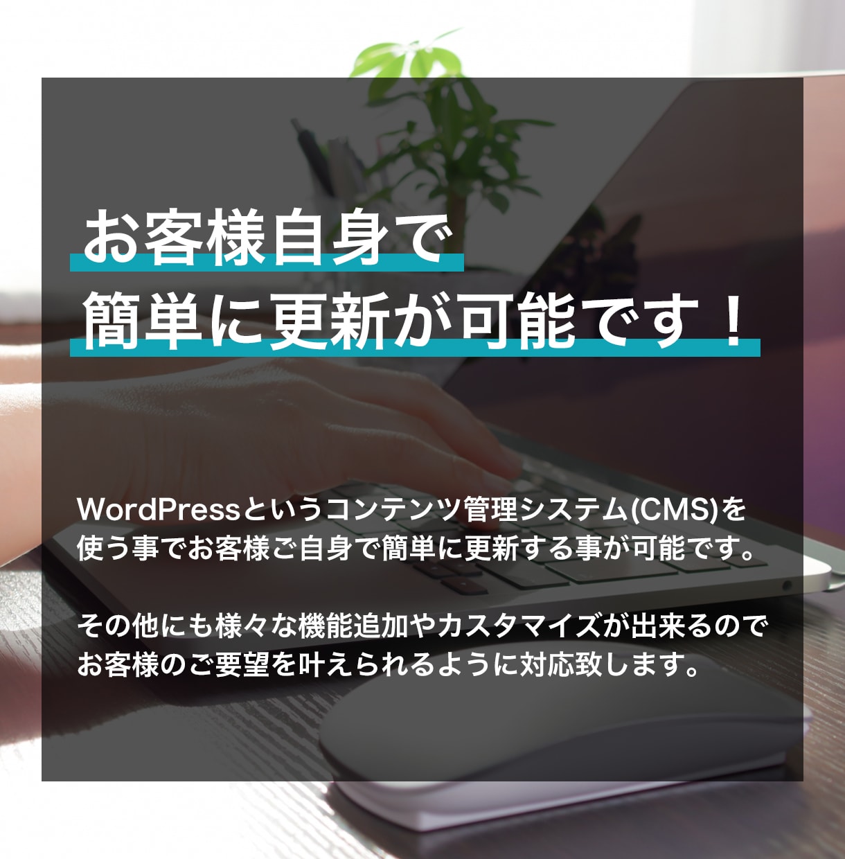 あなただけのオリジナルサイトを制作致します WEB制作会社経験をフル活用してご対応します！ イメージ2