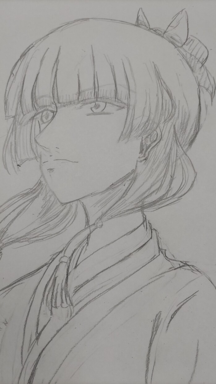 アナログで、コピー用紙に描いてます アナログで、コピー用紙に描き貴方だけのイラストを、描きます。 イメージ1