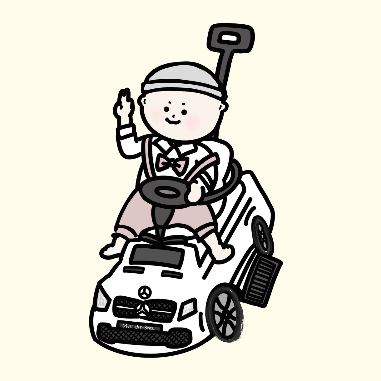 赤ちゃんのゆるい似顔絵やSNSのアイコン描きます 赤ちゃんのオリジナルゆるかわイラスト イメージ9