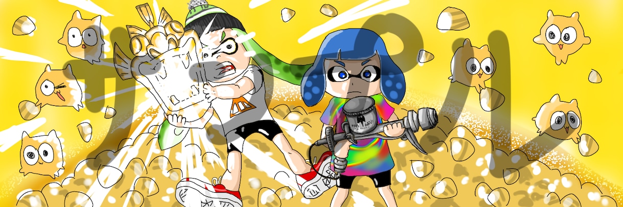 ヘッダー描きます 参考画像のような簡単なヘッダーを描きます イメージ1