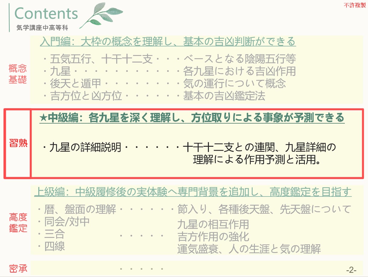 気学テキスト中級編。九星の作用と特徴を解説します 方位を取った後に何が起こるか予測できるようになります。 イメージ1