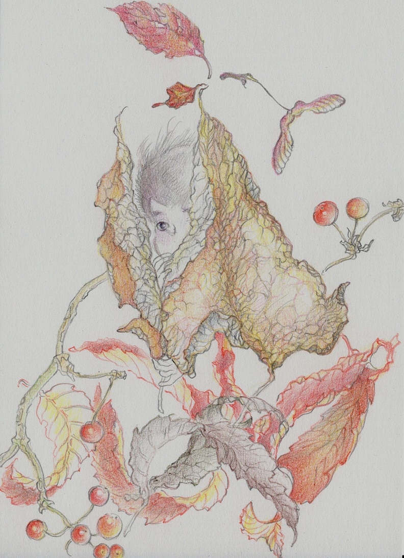 小さな絵画がお部屋をおしゃれに演出します 趣味のいいイラスト絵画をお部屋に飾りませんか？風の回廊です イメージ5