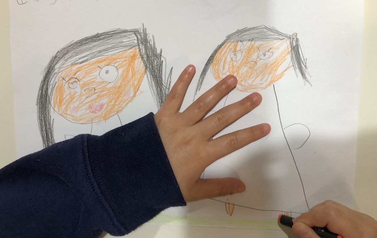 5歳児が心を込めてあなたの可愛い似顔絵描きます 優しいほんわかイラストで癒されませんか？ イメージ1