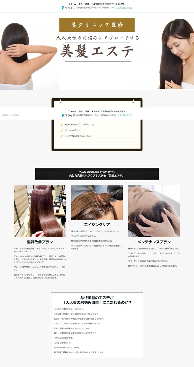 ペライチでシンプルおしゃれなLPつくります 集客できる高品質デザイン♪初めてでも安心サポート！！ イメージ6