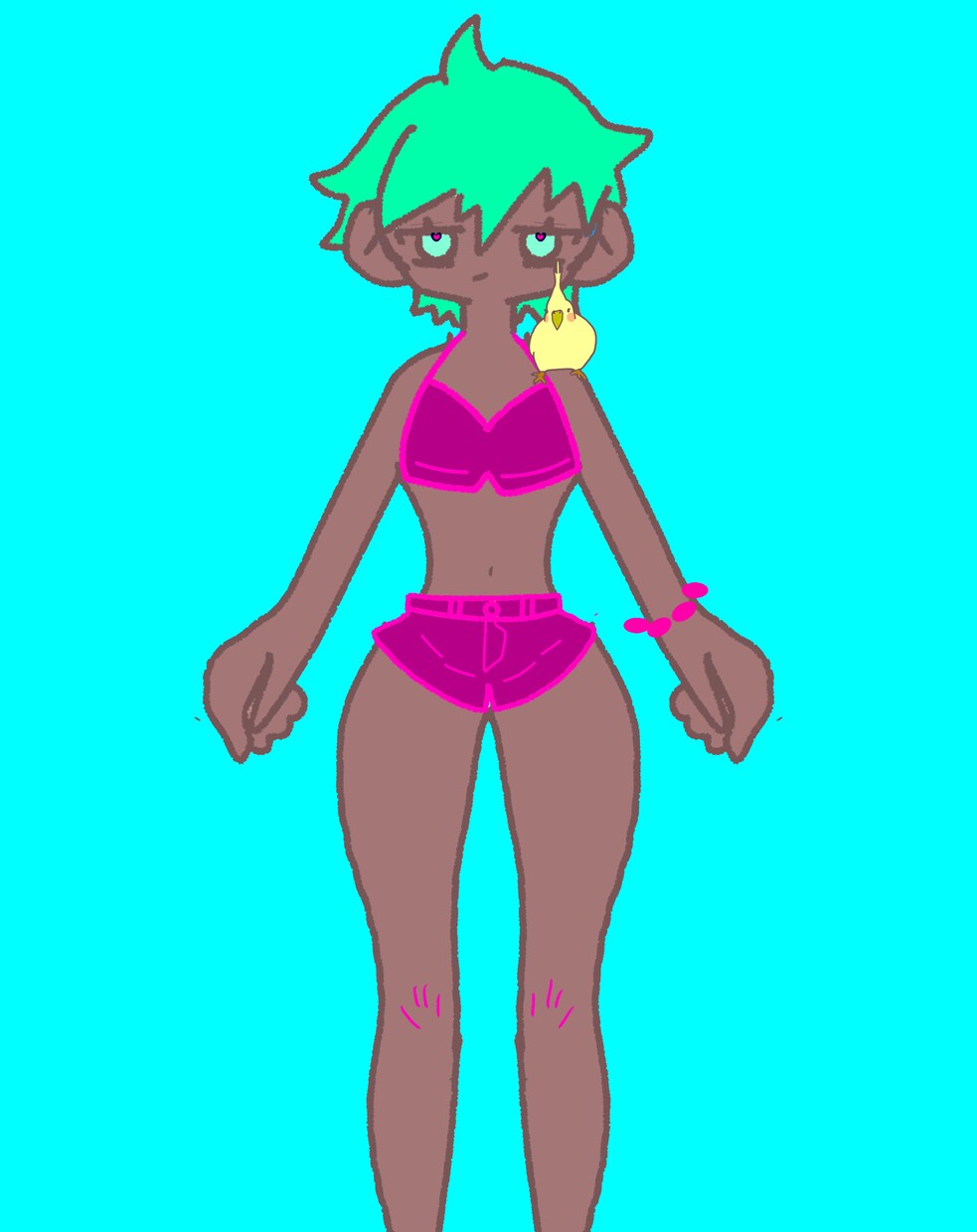 ほんわか、ペットの擬人化、男女を描きます リクエストされたイラストを描きます。 イメージ3