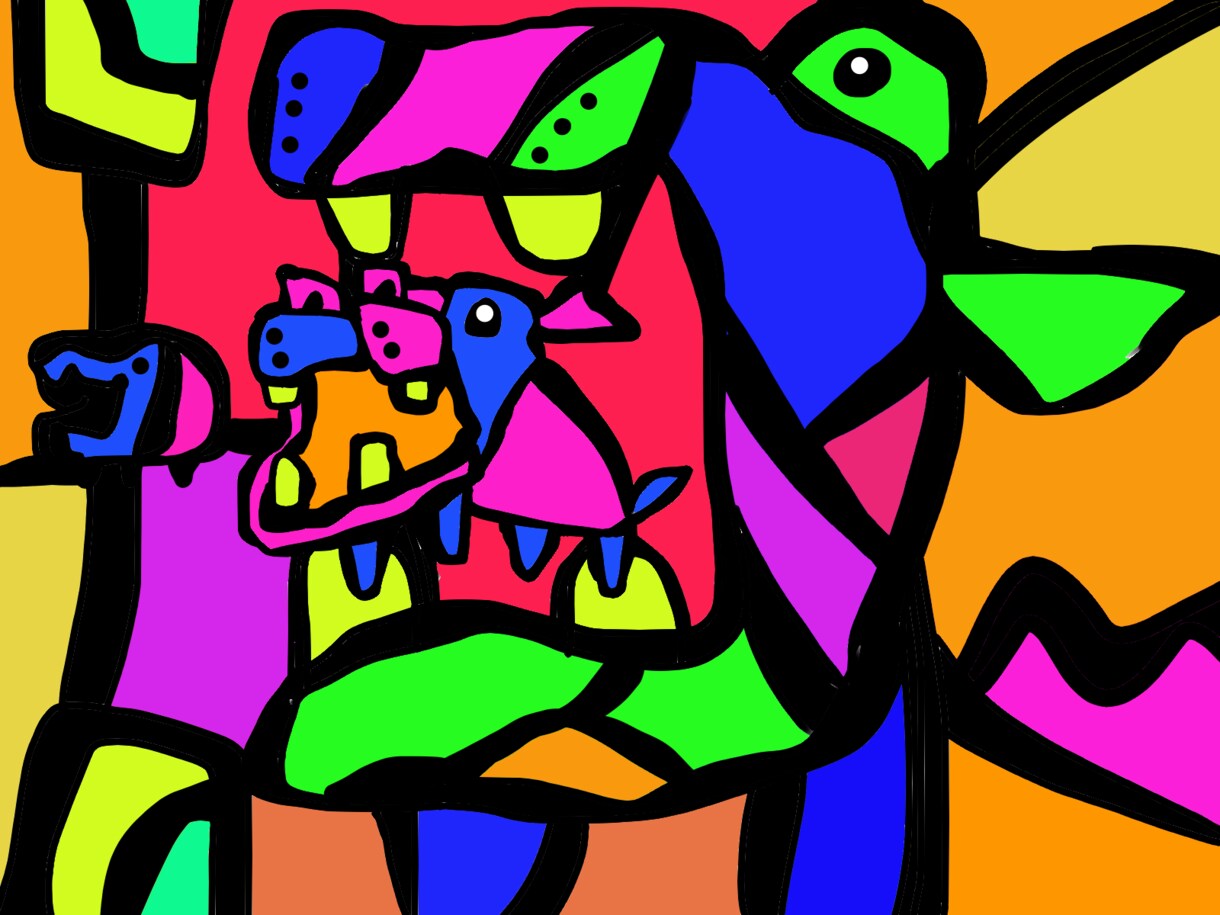 イラスト作成します 独特な世界観　カラフルな絵を提供します。 イメージ2