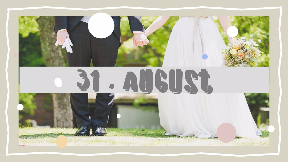 可愛すぎる結婚式オープニングムービーを制作致します ご希望に合わせて制作！　ウエディングムービー❤ イメージ1