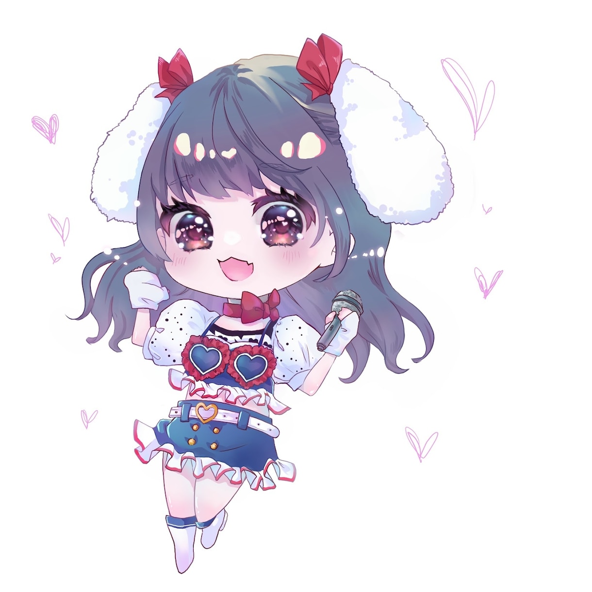 アイコン用のイラスト描きます 少しファンタジー風なディフォルメイラスト作成します。 イメージ1