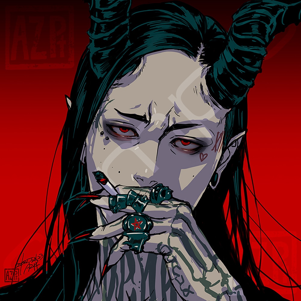 ヴィラン（悪役）系アイコン描きます プロフィールアイコンで強い存在感を出したい方へ イメージ2
