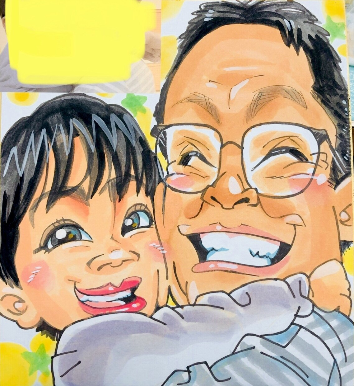 手描き似顔絵をお描きします ★★★★そっくり・可愛い・丁寧な仕上げの似顔絵★★★★ イメージ7