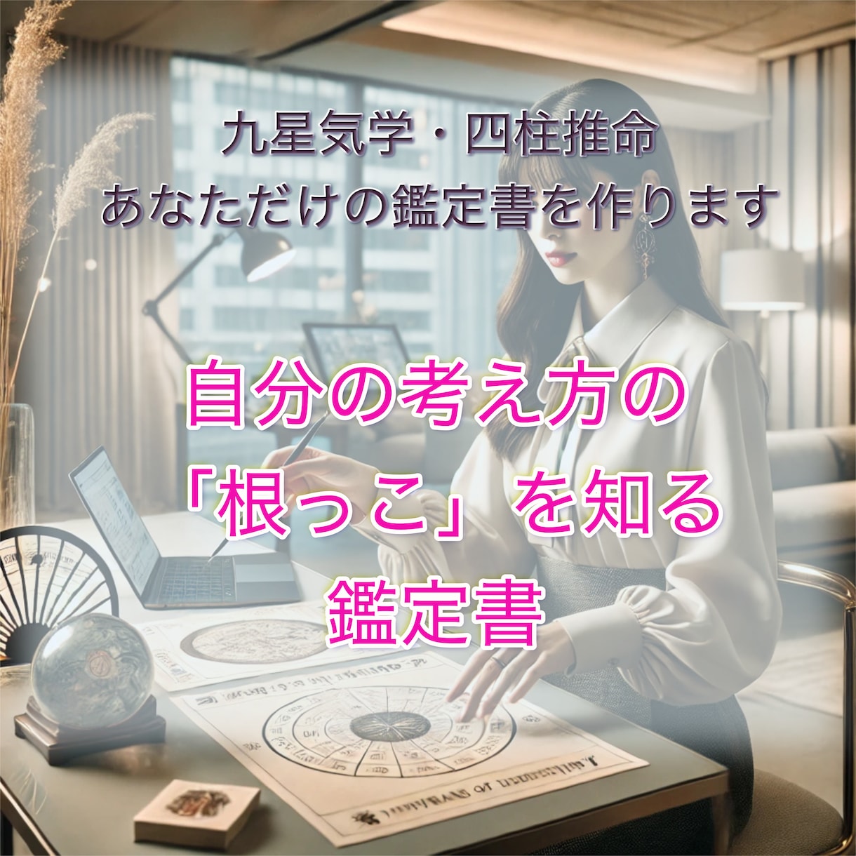 あなたの考えかたの「根っこ」を教えます 四柱推命、九星気学の鑑定によりあなたを支えます イメージ1