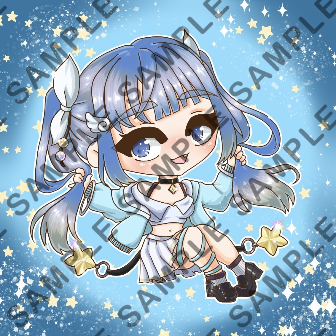 かわいいデフォルメキャラで全身アイコン描きます あなた用のSNSアイコン描きます(全身) イメージ6