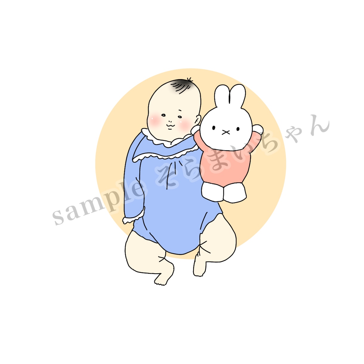 ゆる可愛いイラスト♪アイコン描きます アイコン、SNS画像、思い出に♡ イメージ5
