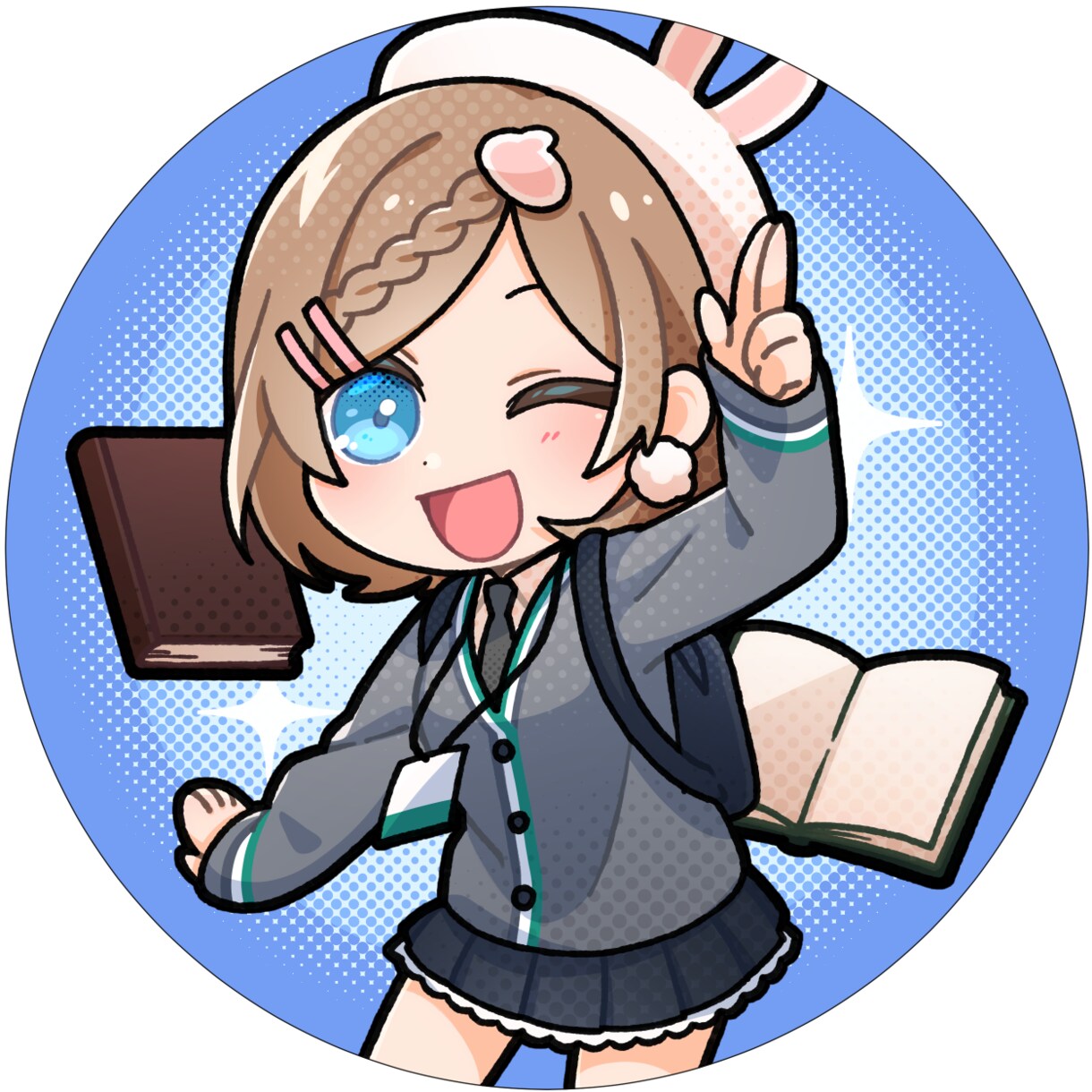 SNS等で使用可能なアイコンを制作します ★かわいくポップにデフォルメされたキャラクター イメージ4