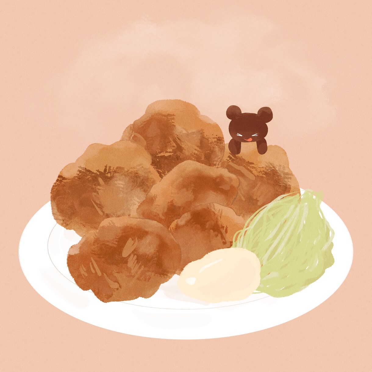 ほんわか系のイラスト描きます 食べ物・植物・人物・動物が得意です イメージ6