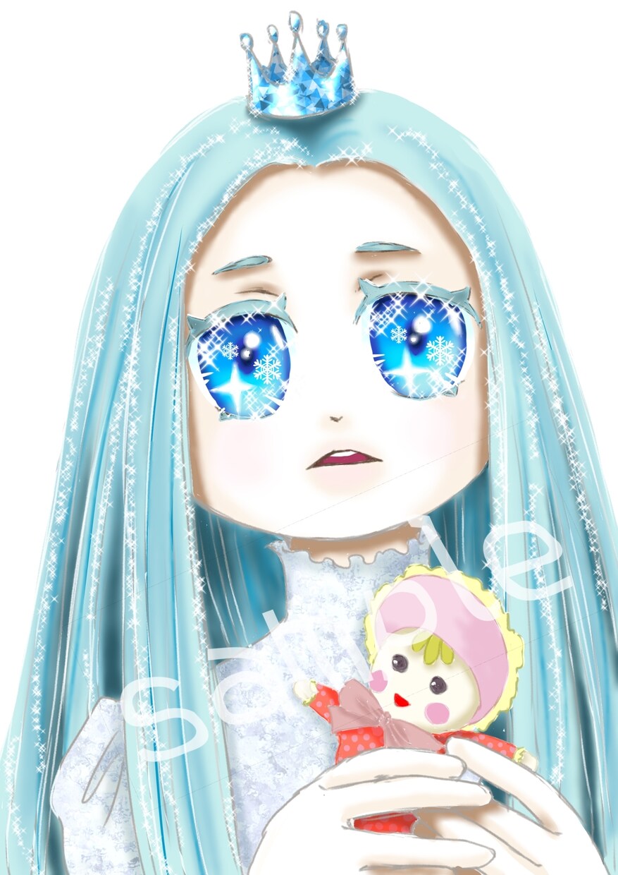 レトロかわいい人物イラスト描きます アナログ風のタッチで昭和っぽくエモいアイコンはいかがですか イメージ4