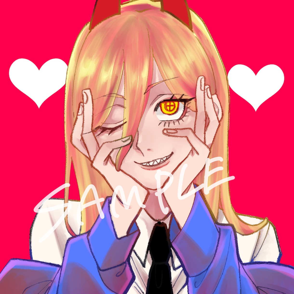 5月までお値下げ✧︎ご希望の塗りで絵を描きます アイコン、ヘッダー、似顔絵お描きします！ イメージ2