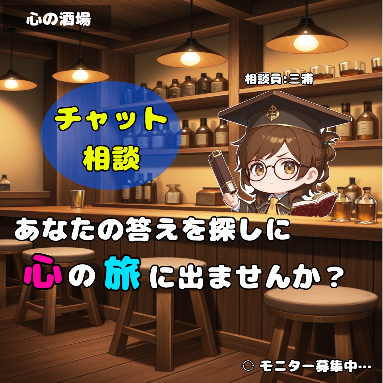 1週間チャットでお話聞きます 【モニター募集中】電話で話せなくてもチャットならどうですか？ イメージ1