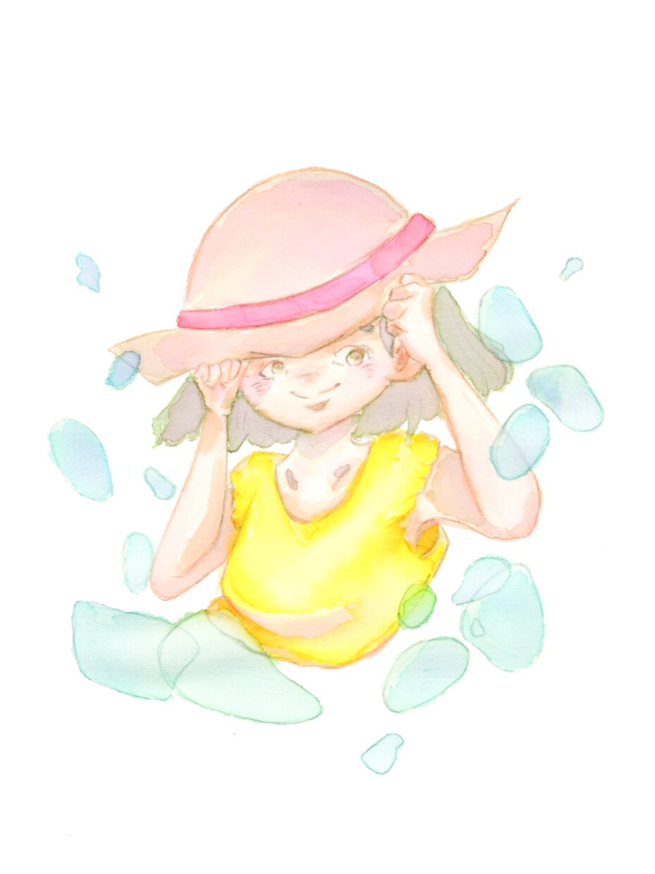 水彩でゆるっと淡い水彩イラスト作成します 淡おしゃれ！気軽にちょっとかわいいをお届け イメージ2