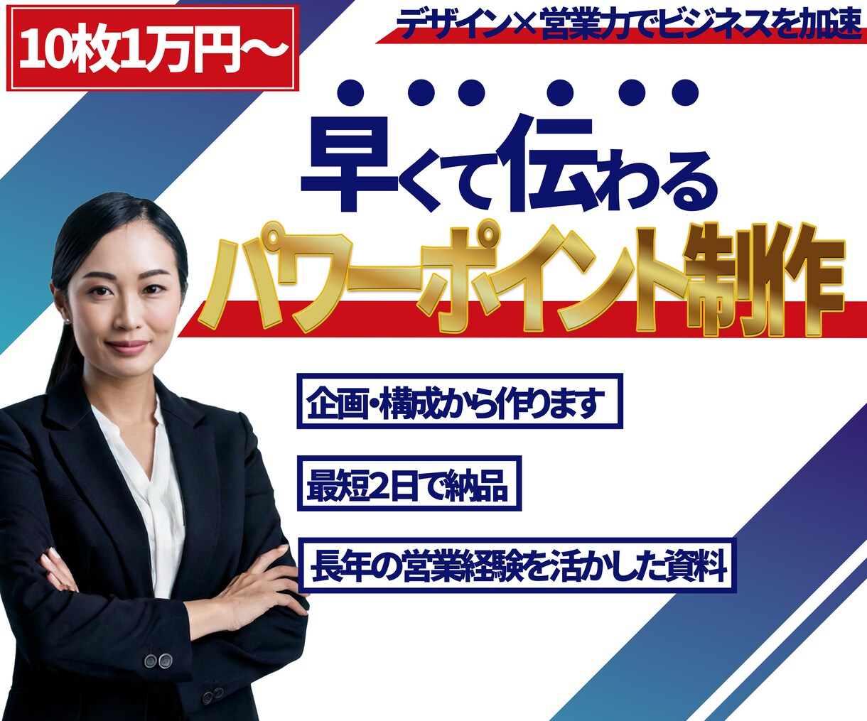 元営業職が早くて伝わる営業資料を０から作成します 企画や構成もお任せ下さい！顧客に響く資料でビジネスを加速 イメージ1