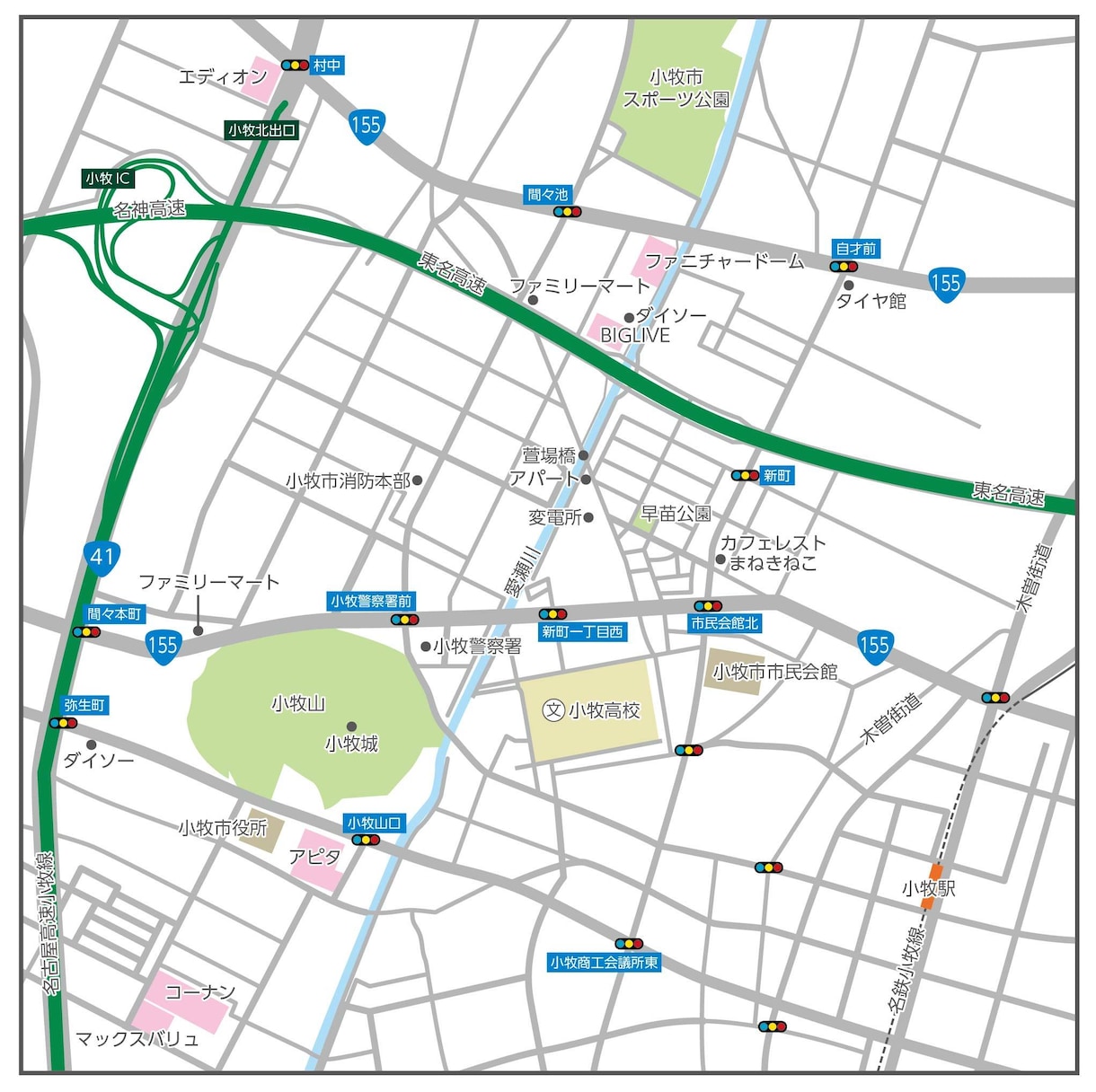 チラシやパンフ等へ掲載する地図制作を請け負います 店舗地図・現地案内図等必要な方にオススメ イメージ7