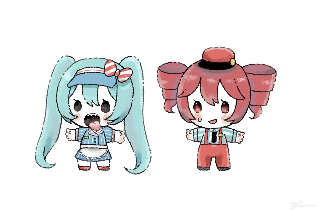 SDイラスト(ミニキャラ)描きます 可愛いSDイラスト・ミニキャラ制作します！ イメージ1