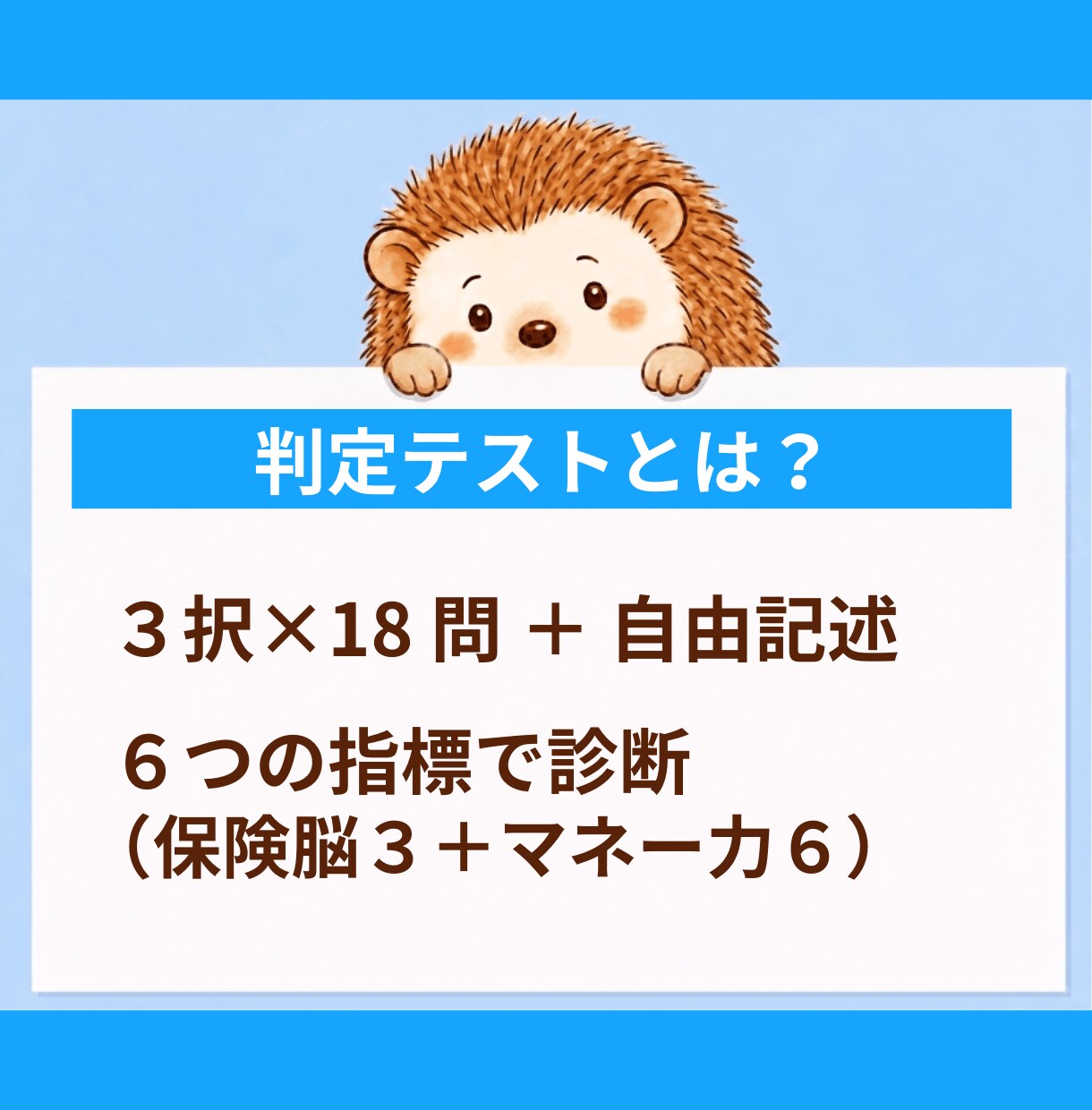 動画と音声付！あなたの保険を選ぶ力を診断します 6つの指標で図解カルテ化！あなたの保険の課題、CFP®が診断 イメージ4