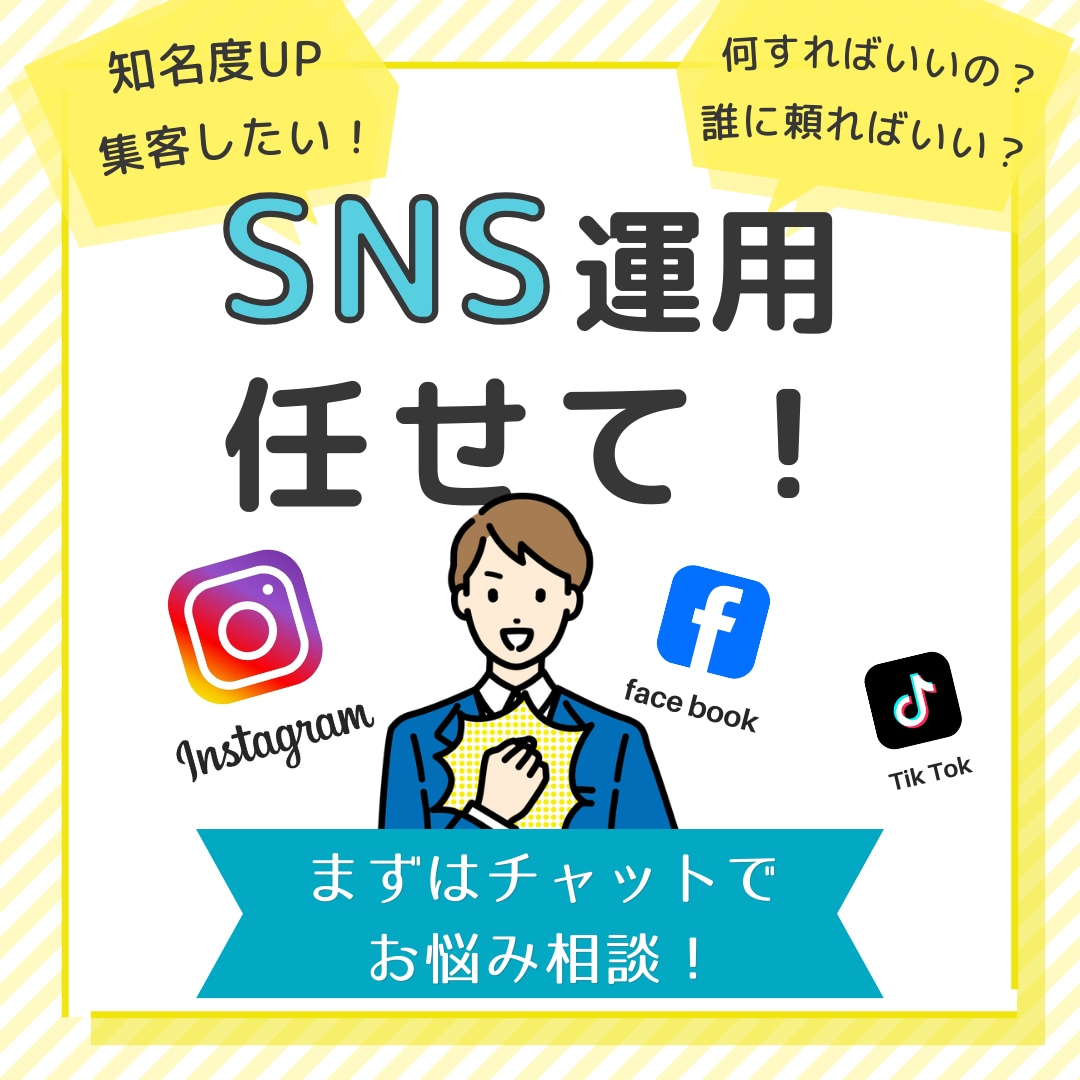 現役SNSマーケターがSNS運用を代行します 現役万アカウント運用者に丸投げできます！ イメージ1