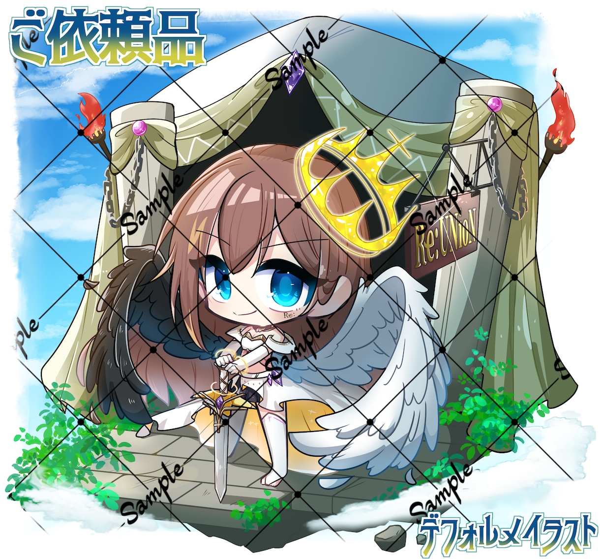SD（デフォルメ）イラストを描きます 商用利用可能！あなたのオリジナルキャラクターを描きます！ イメージ10