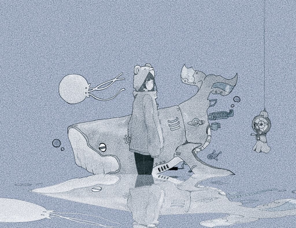 デフォルメされたメカと人を描きます 挿絵やアイコン等イラストが必要な方向けです イメージ3