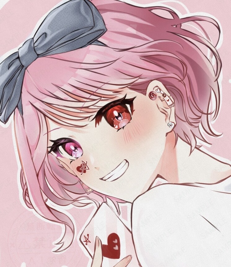 クールかっこいいアイコン描きます キラキラ系ダーク系などイメージに沿ってかきます！ イメージ3