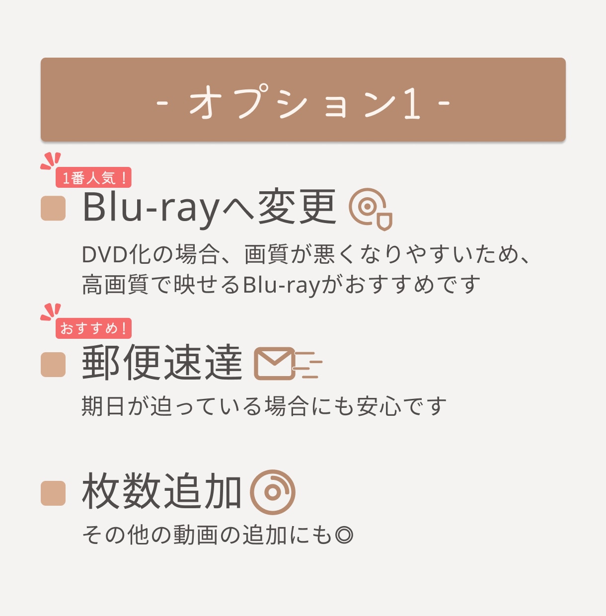 女性が担当✨結婚式ムービーをDVD化します 即日発送！編集サービス有り、ケース有り、送料込み イメージ5
