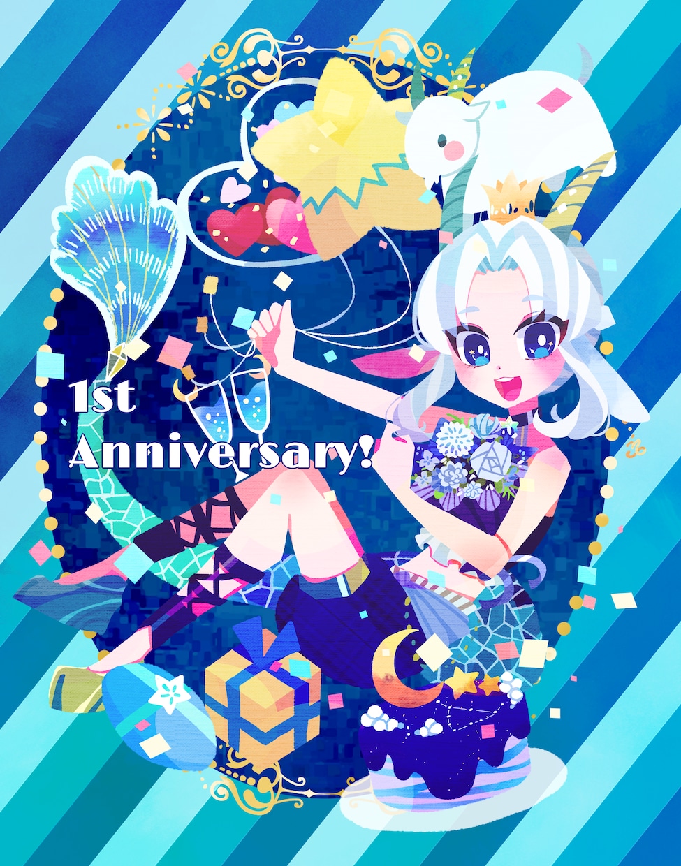商用OK！絵本のようなポップなイラストお描きします アイコンやサムネ、グッズなどに！ イメージ6