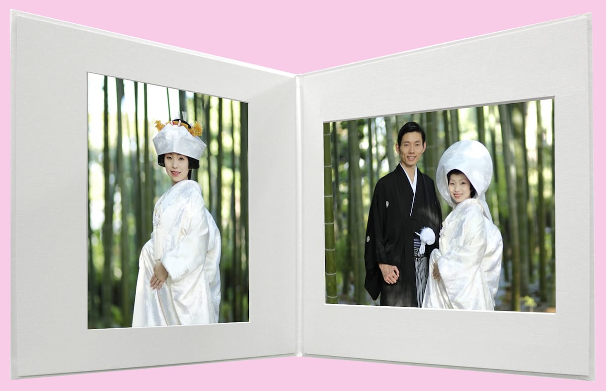 結婚　想い出の写真を綺麗な写真台紙アルバムにします ご自身で撮影した婚礼の写真を綺麗に色調整をして想い出に イメージ2