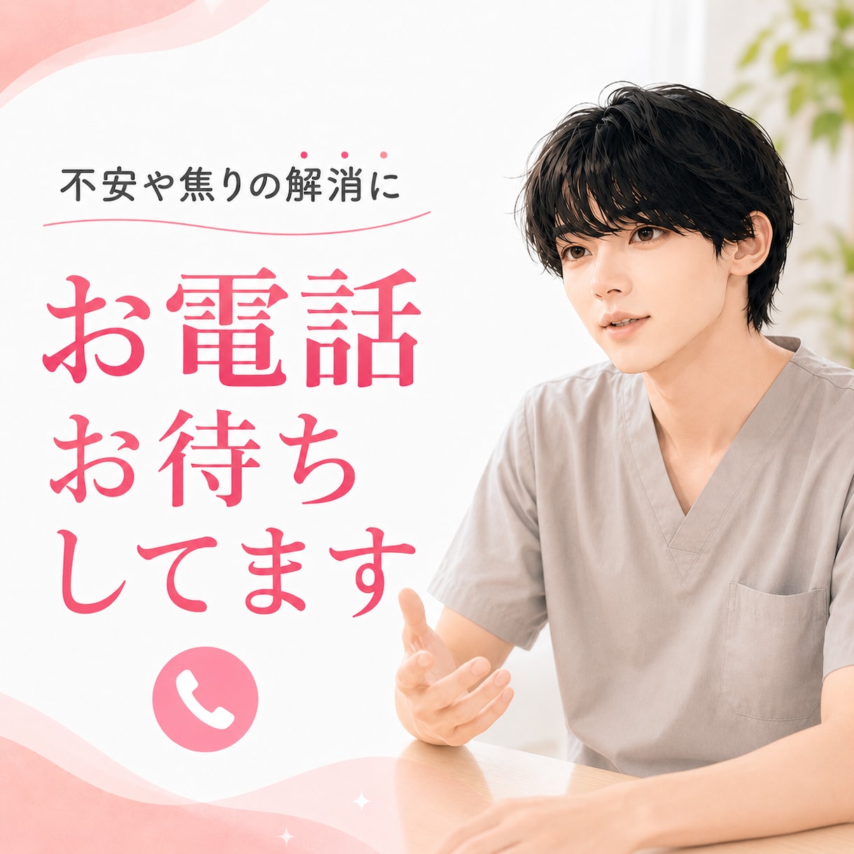 精神科看護師が、あなたの心の悩みと向き合います ６月末までお試し価格。不安の緩和、悩みの整理にご活用ください イメージ1