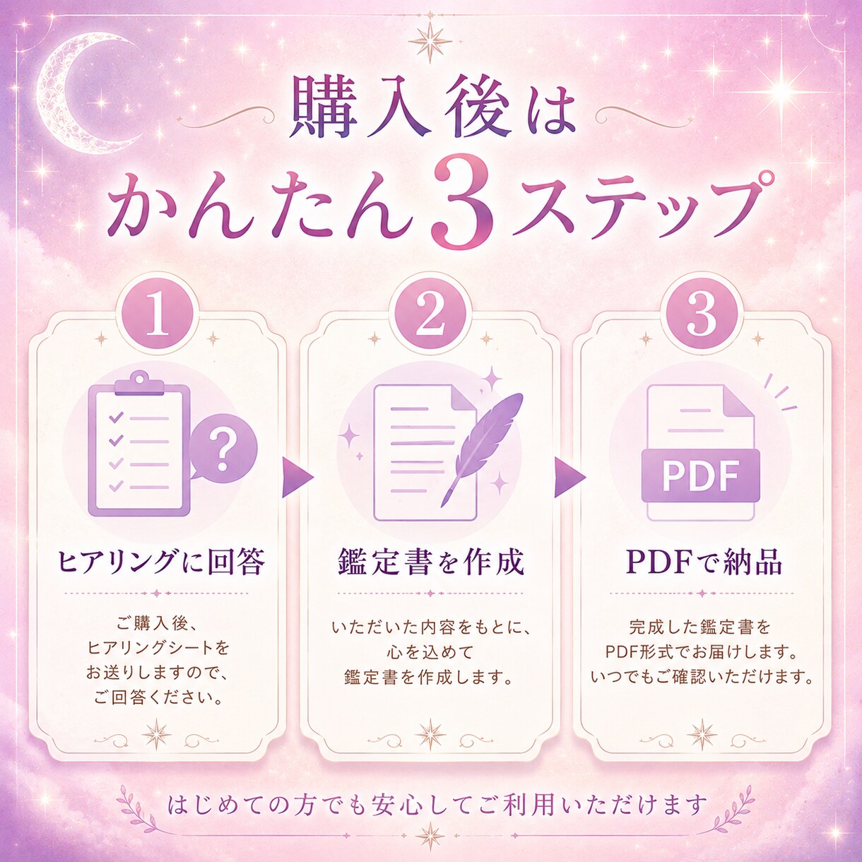 復縁の流れをやさしく鑑定します 元恋人との関係に悩む方へ。やさしく寄り添うPDF鑑定書 イメージ3