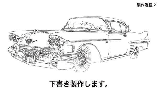 世界に１つだけ！車やバイクをデザイン製作します ご自分の愛車をインテリアに！お友達の愛車をお祝いに！ イメージ6