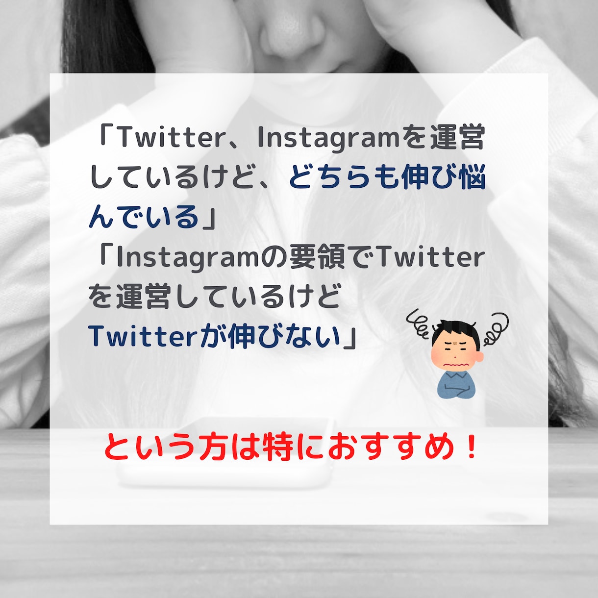 TwitterとInstagramの違いを教えます 現場実績あり！ツイッターとインスタグラムを伸ばす方法を伝授！ イメージ3