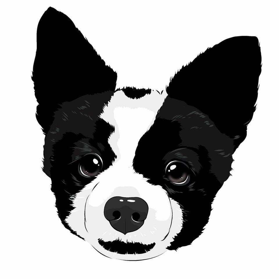 写真を元に犬の似顔絵を描きます グッズ、名刺、待ち受け、印刷してプレゼントなど イメージ8