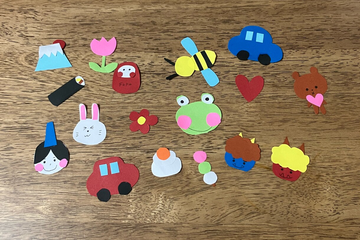 保育などで使用する画用紙物を作ります 保育などの行事で使用するものを作ります30枚どんな形でも＊ イメージ1