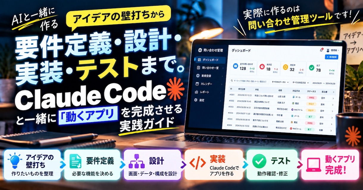 Claude Codeでアプリ開発を支援します ChatGPT×Claude Codeで企画からテストまで イメージ1