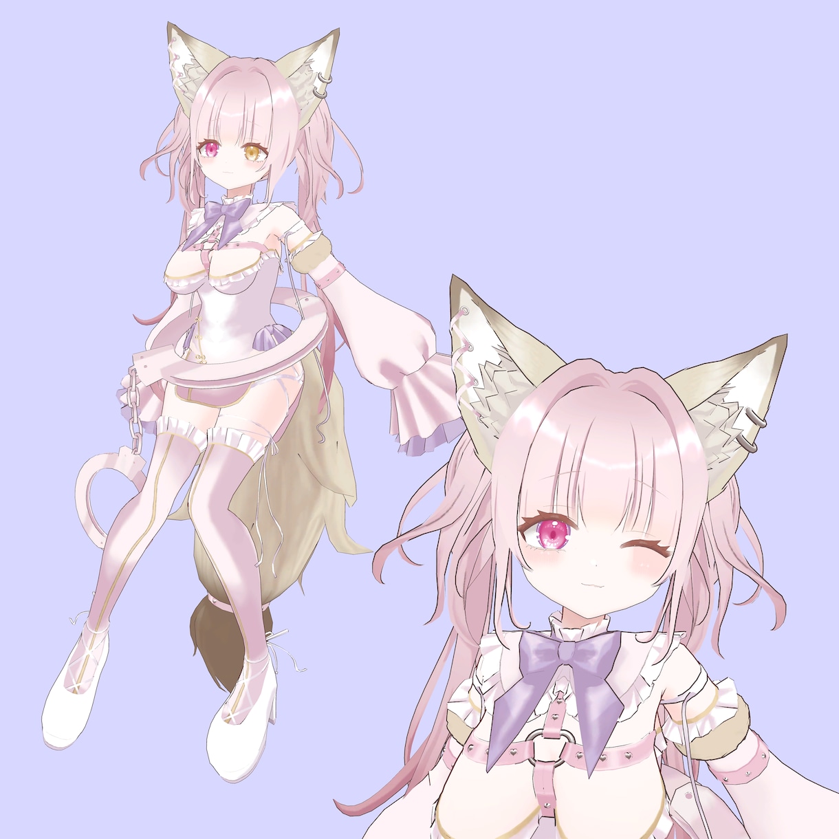 フルスクラッチ3Dモデルをお作りします お手軽に3DVTuberになれます♪ イメージ3