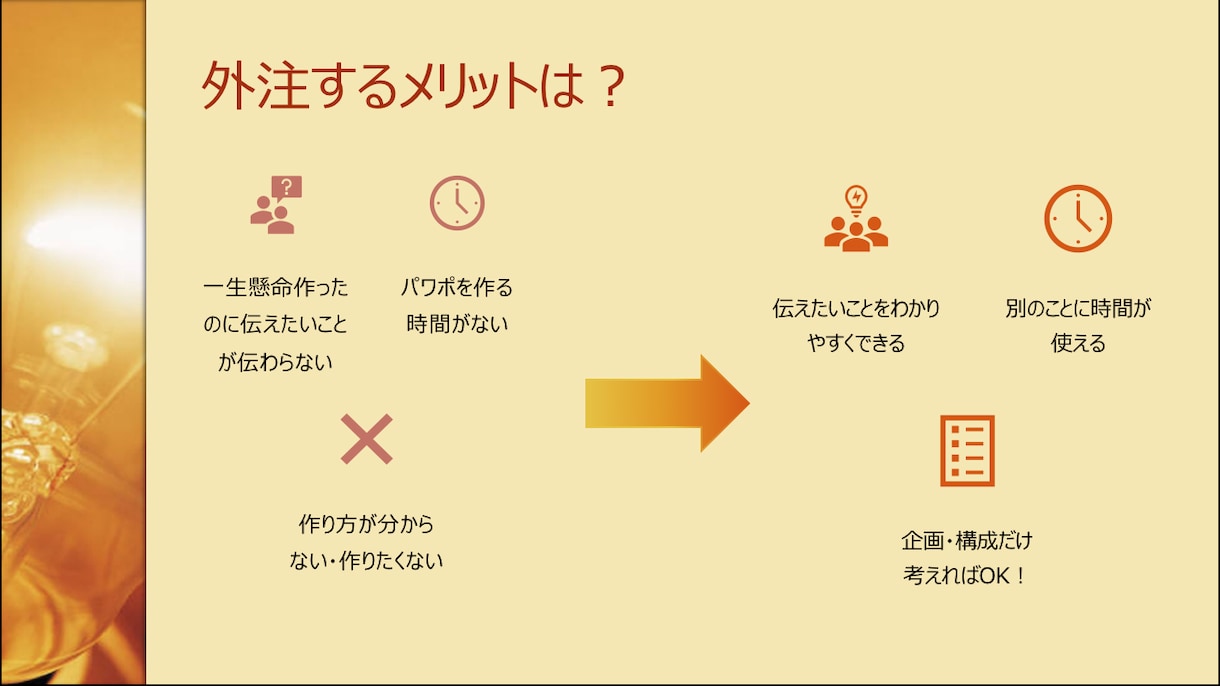 あなたのパワポ資料を見やすくします バランスを整えあなたのプレゼンを視覚的にサポートします♪ イメージ2