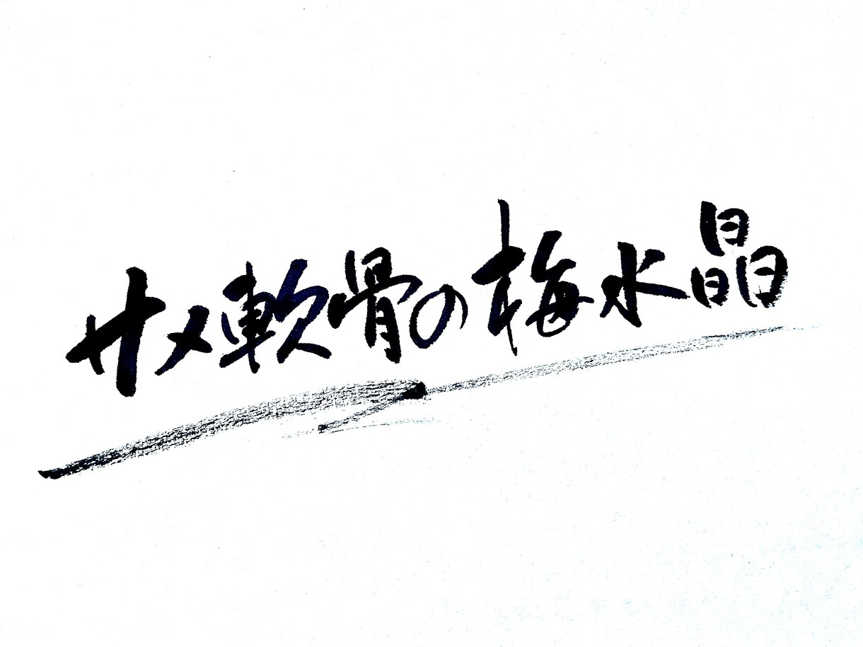 筆文字ロゴデザイン承ります 丁寧に、想いを込めてお届けします。 イメージ5