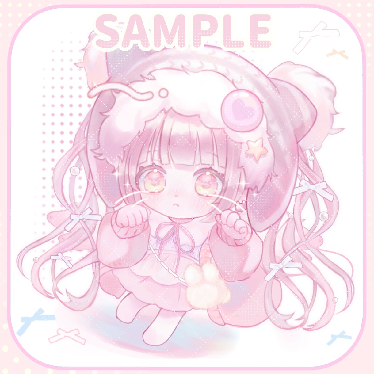 ぷにっと！かわいいミニキャライラスト描きます 商用利用可！SNS、アイコン、グッズに♪ イメージ6