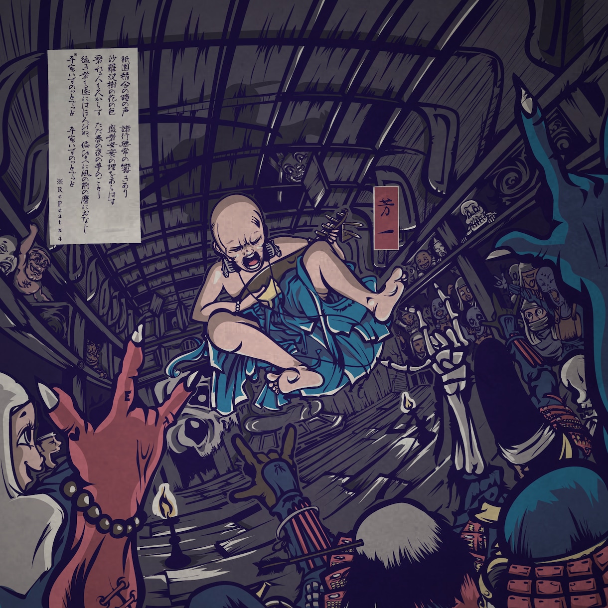 商用利用可能！和風イラスト描きます ロックンロール、バイクも和風で描きます イメージ1