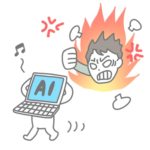 商用可｜男性ビジネス図解イラスト5点提供します プレゼン・記事の時短に！感情・トラブル表現のシンプル素材 イメージ4
