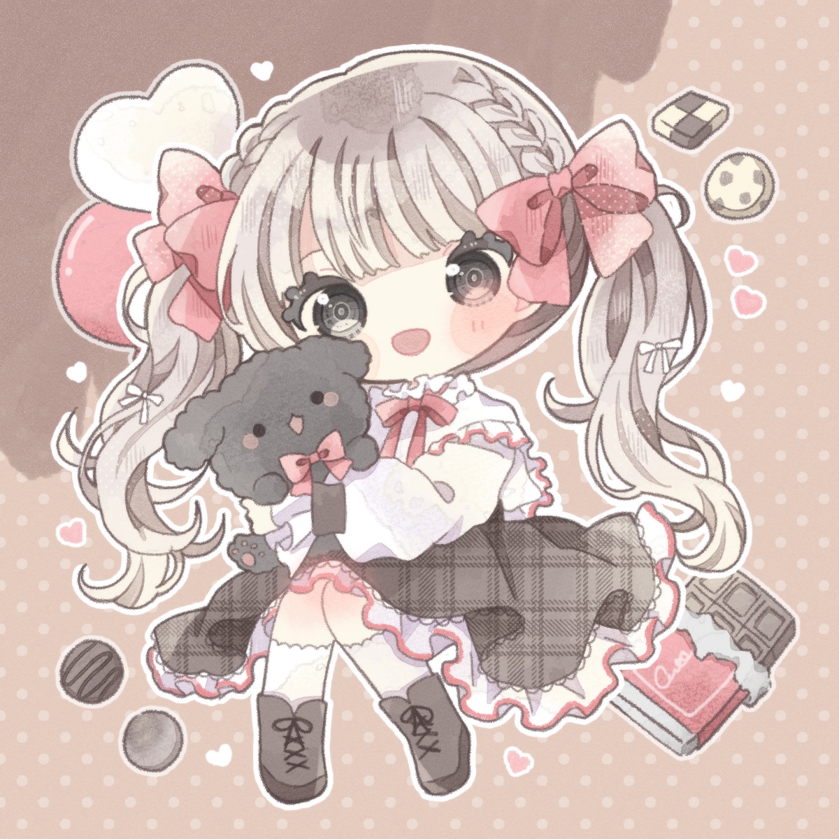 ふわふわかわいいオリジナルのイラストを描きます アイコン以外のイラストも可能です◎ お気軽にご相談ください！ イメージ9