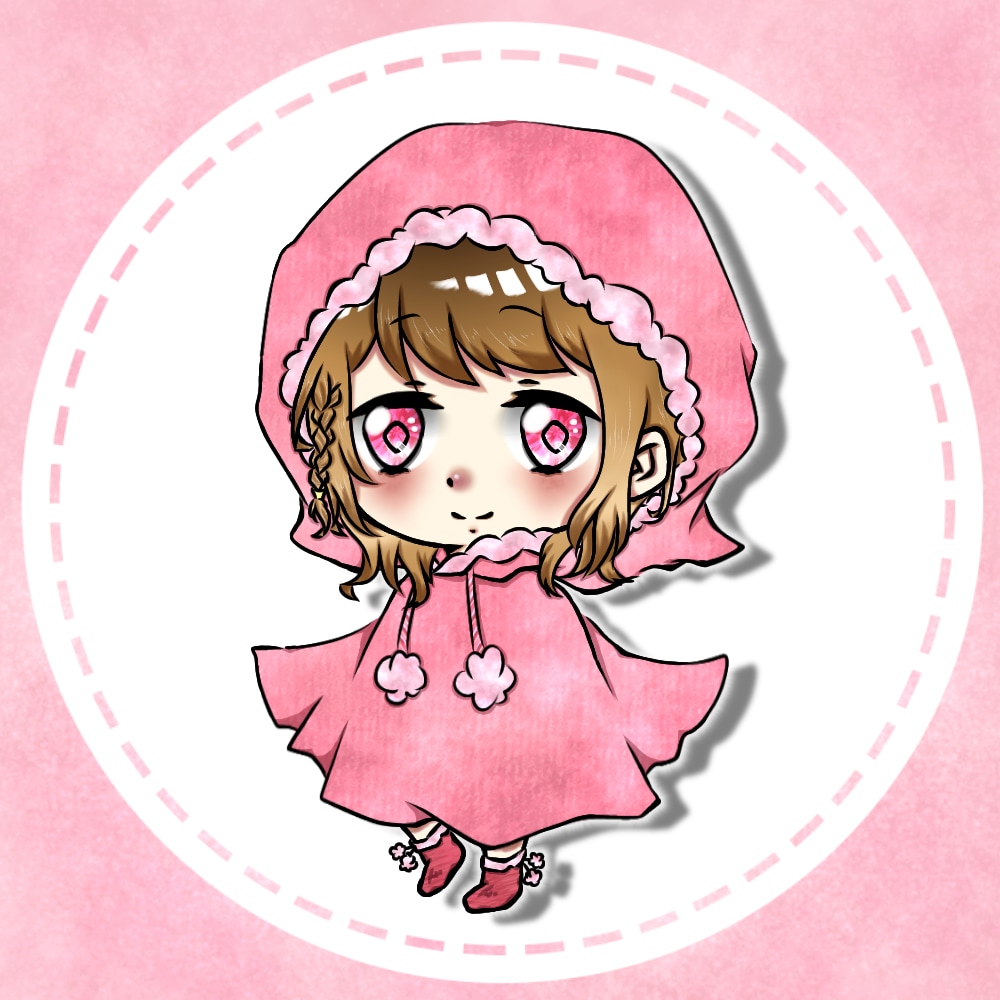 ポンチョ姿のあなたをデフォルメで描きます SNSやブログなどで使うアイコンをお描きします イメージ4