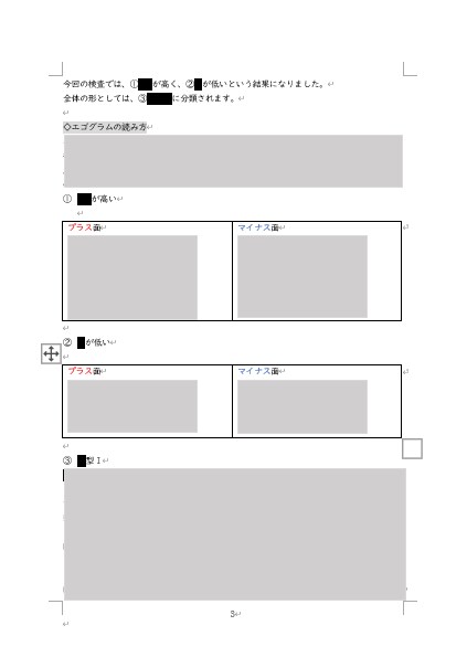 臨床心理士が医療機関で行う性格検査を実施します 性格のレポートを作成し回数無制限で質問も受け付けます イメージ3